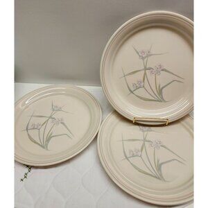 Corelle Spring Pond 8.5" Lunch / Salad Plates Set of 3 Vintage Dishes